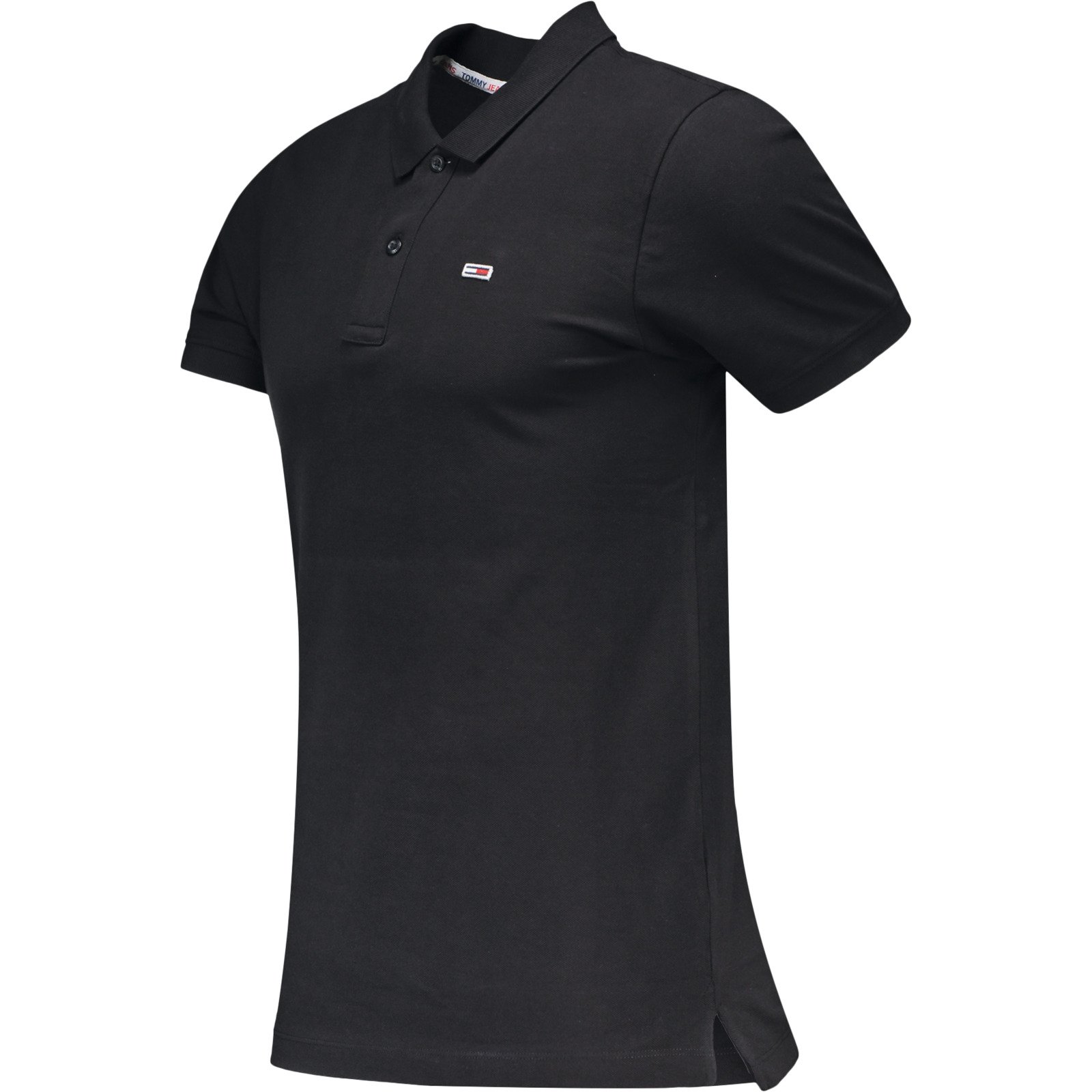 Tommy Hilfiger Herren-Polo-Shirt Slim Packet S, schwarz
