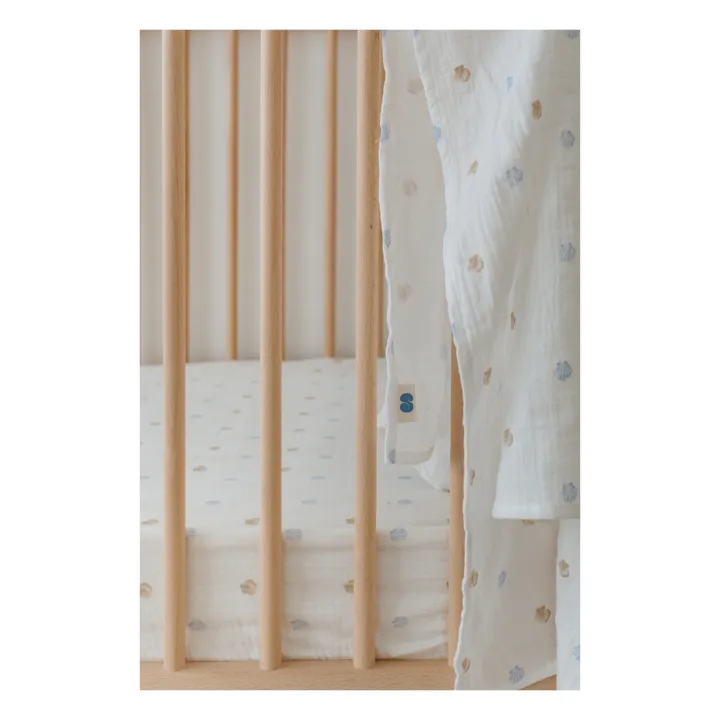 Soft Spot Drap-housse en coton bio 60x120 cm | Seaside