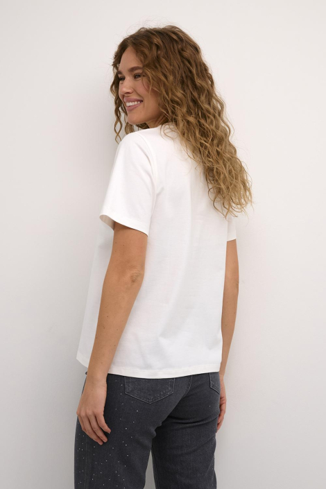 Culture ecru dames t-shirt