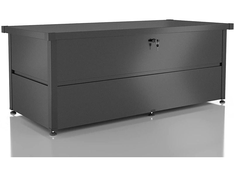 Colibri Gartenbox L mit Schloss, 185 x 85 x 73 cm, Anthrazi Aufbewahrungsbox für den Garten