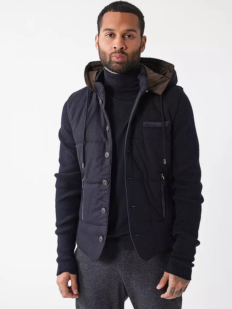 GRAN SASSO Hybridjacke  dunkelblau