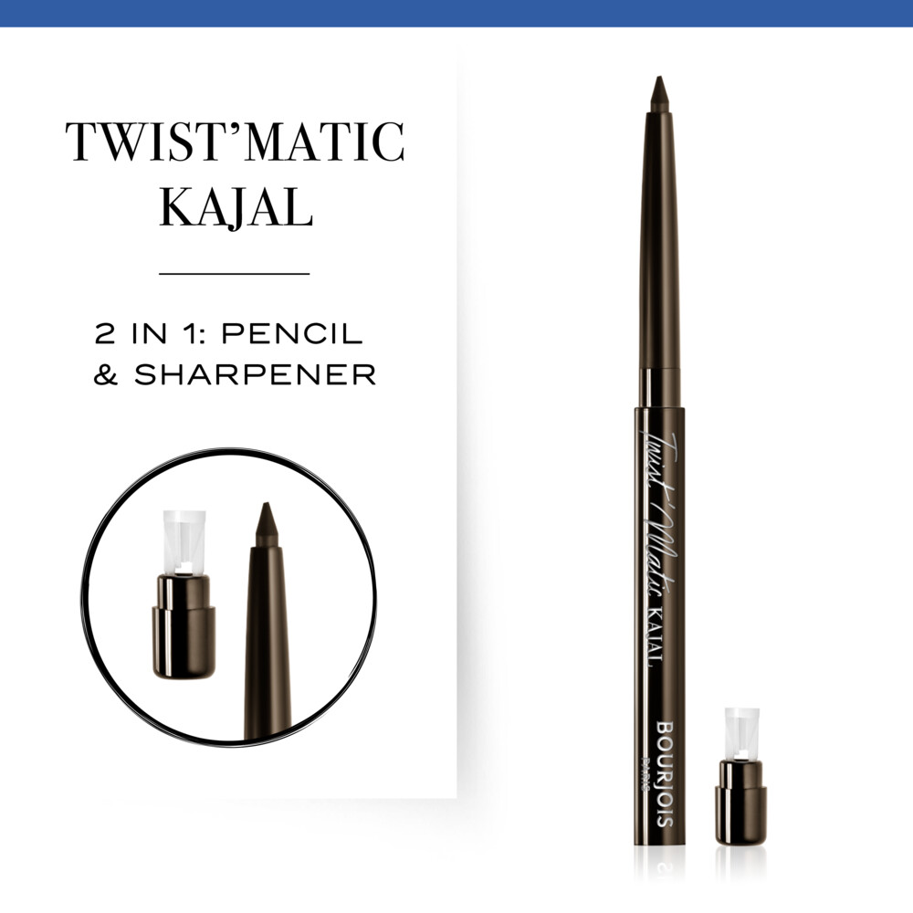 Bourjois Twist'matic Kajal Oogpotlood 02 Brown w'oud0.2 gr