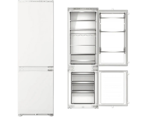 Wolkenstein WKG257.4NF EB inbouw koel-vriescombinatie, afmetingen (B x H x D): 54 x 177,20 x 54 cm, koelgedeelte: 183 l, vriesgedeelte: 63 l