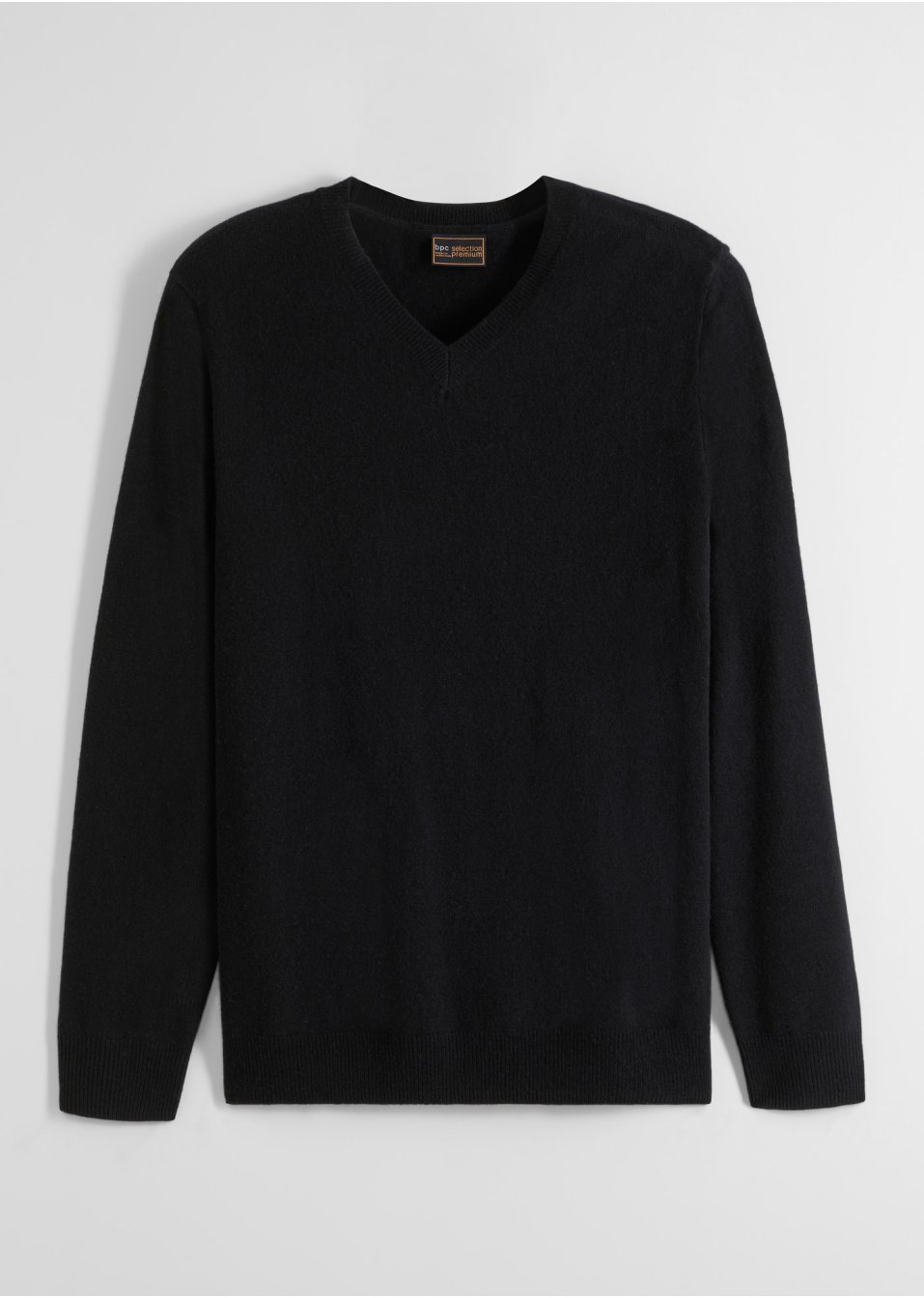 Pull en laine avec teneur en Good Cashmere Standard®, col V