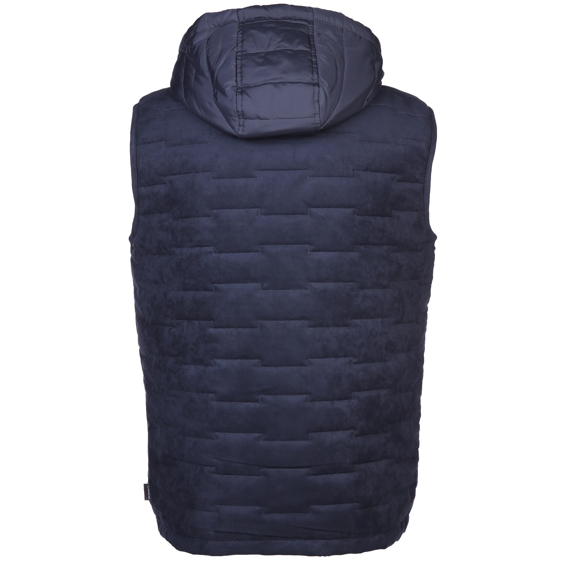 Herren Kapuzenweste aus Velour