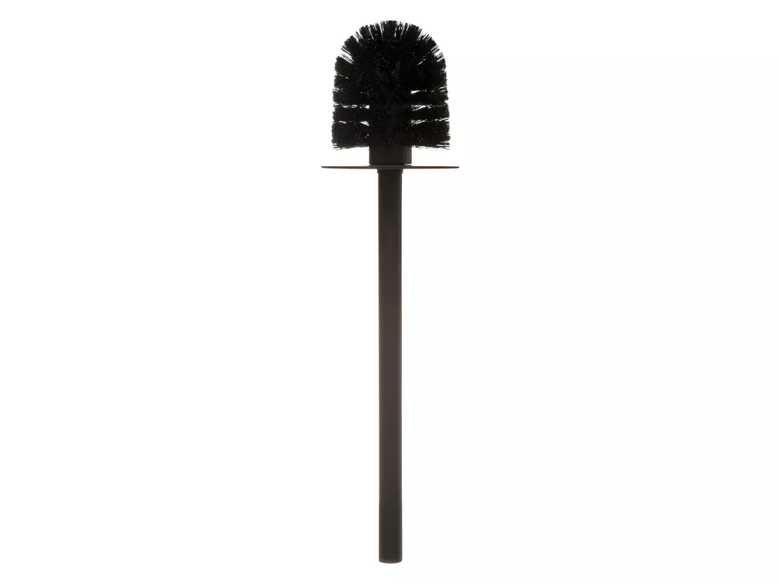 Brosse WC avec support en résine Bleu pétrole
