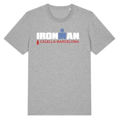 T-Shirt Manches Courtes Ironman Barcelona Gris Homme