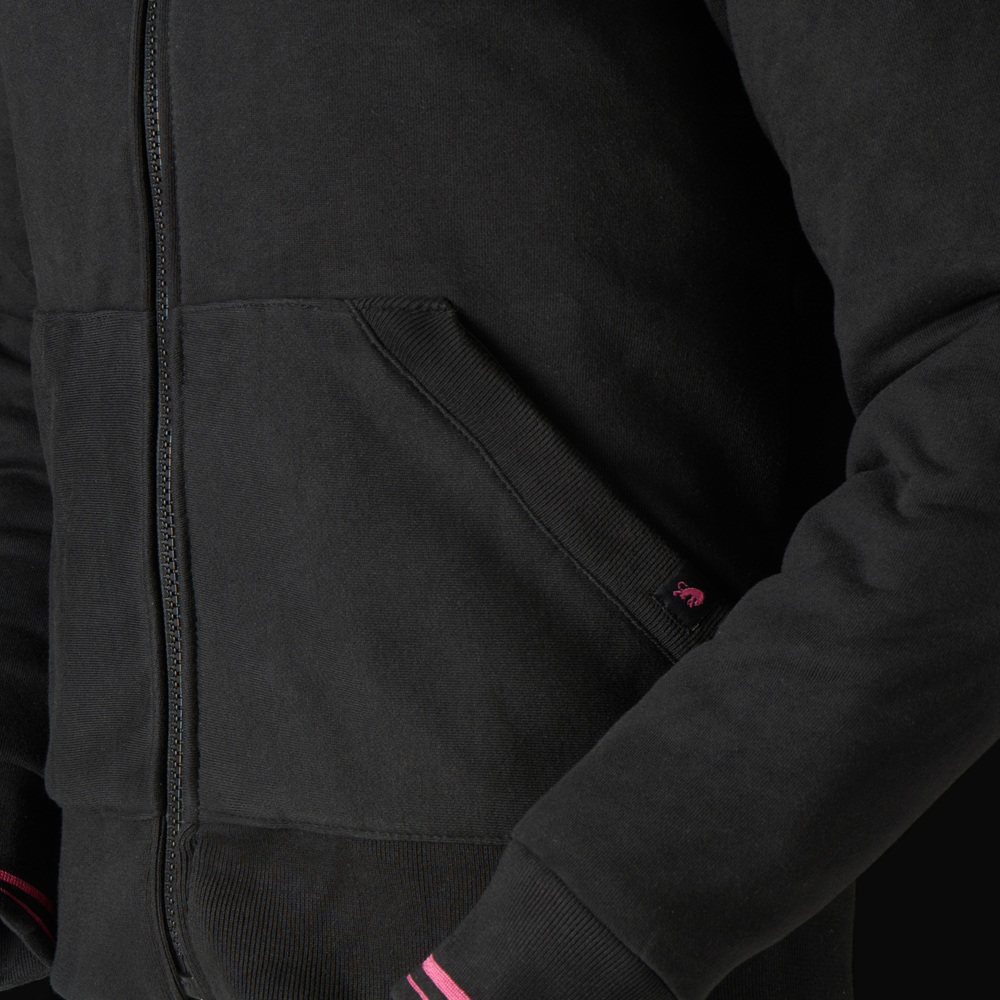 Furygan - Sweat à capuche femme Luxio Evo Noir / Rose