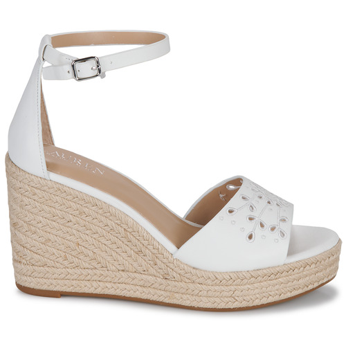 Lauren Ralph Lauren - HAANA-ESPADRILLES-WEDGE Blanco