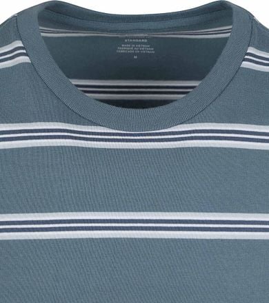 Levi's T-shirt Original Stripe Rowan Steam Blue 56605-0263 kopen
