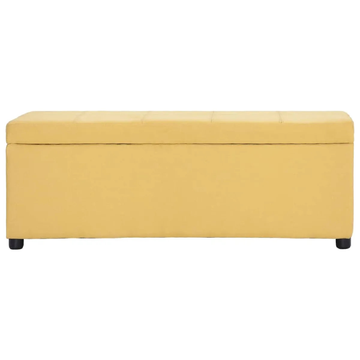 vidaXL Banc de rangement - Jaune