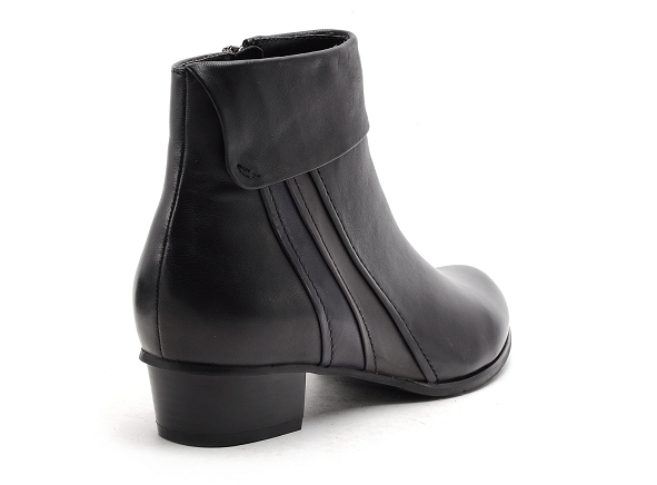 Regarde le ciel boots bottine plates femme stefany 369 noir