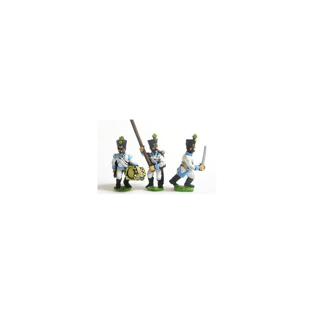 Command pack: German Command in Shako, halted