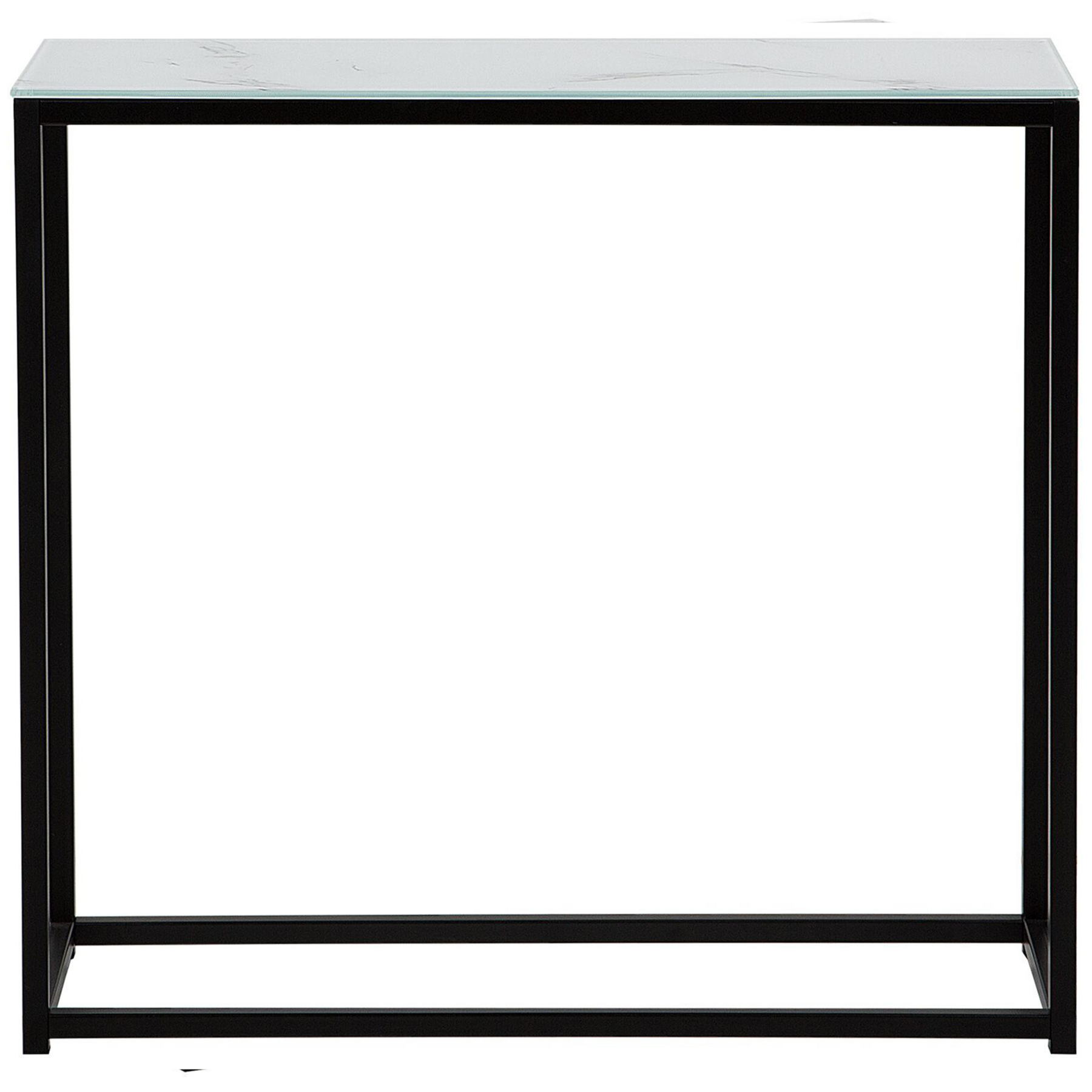 Beliani - DELANO - Consoletafel - Wit - Veiligheidsglas