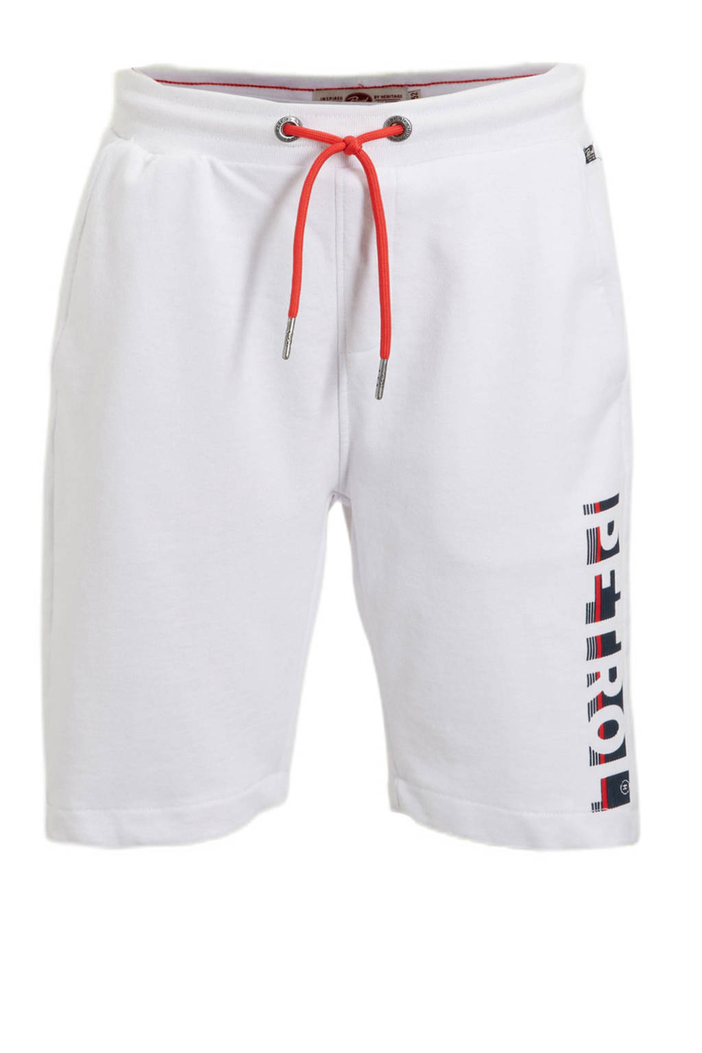 Petrol Industries sweatshort met logo wit