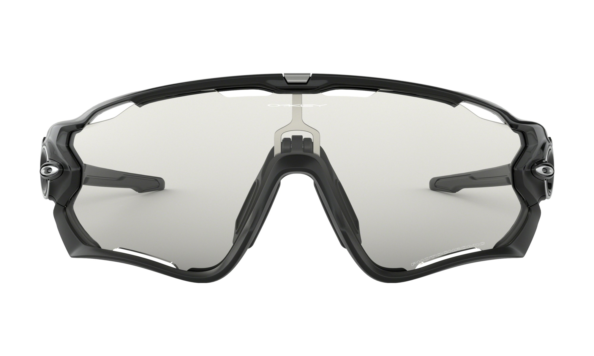 Jawbreaker 14/Polished Black w/Clear To Black Iridium Photochromic