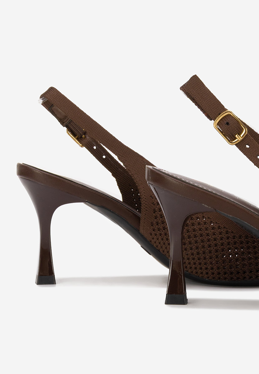 Chaussures slingback bruns Veliria