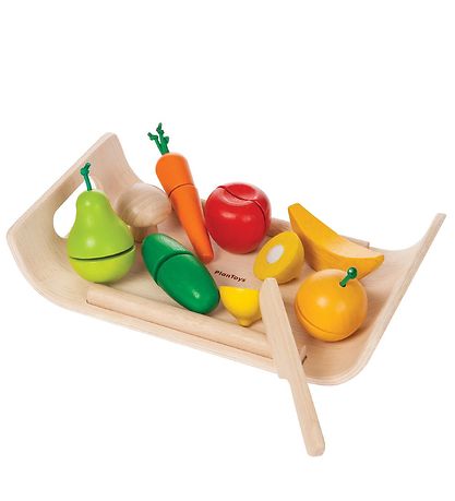 PlanToys Spiellebensmittel - Obst & Gemüse