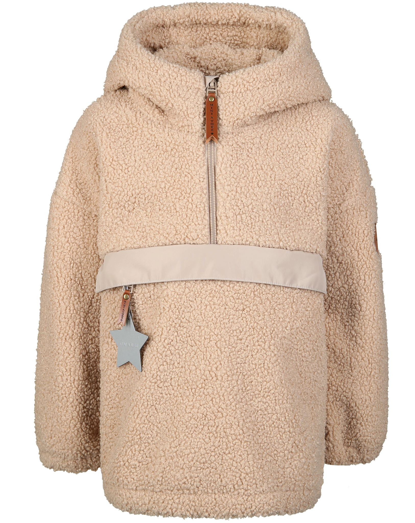 Teddyplüsch-Jacke MATARMAN in doeskind sand