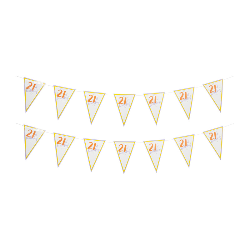 Vlaggenlijn 21 jaar - 10 m