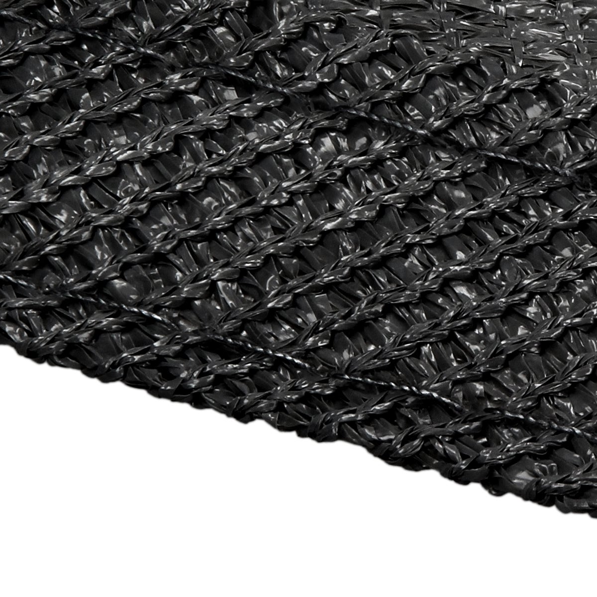 ECD Germany Zonwering 5x5 m Vierkant Antraciet, 100% HDPE UV-bescherming Waterafstotend Weerbestendig Ademend, incl. bevestigingstouwen, Schaduwleverancier voor Terras, Balkon en Tuin