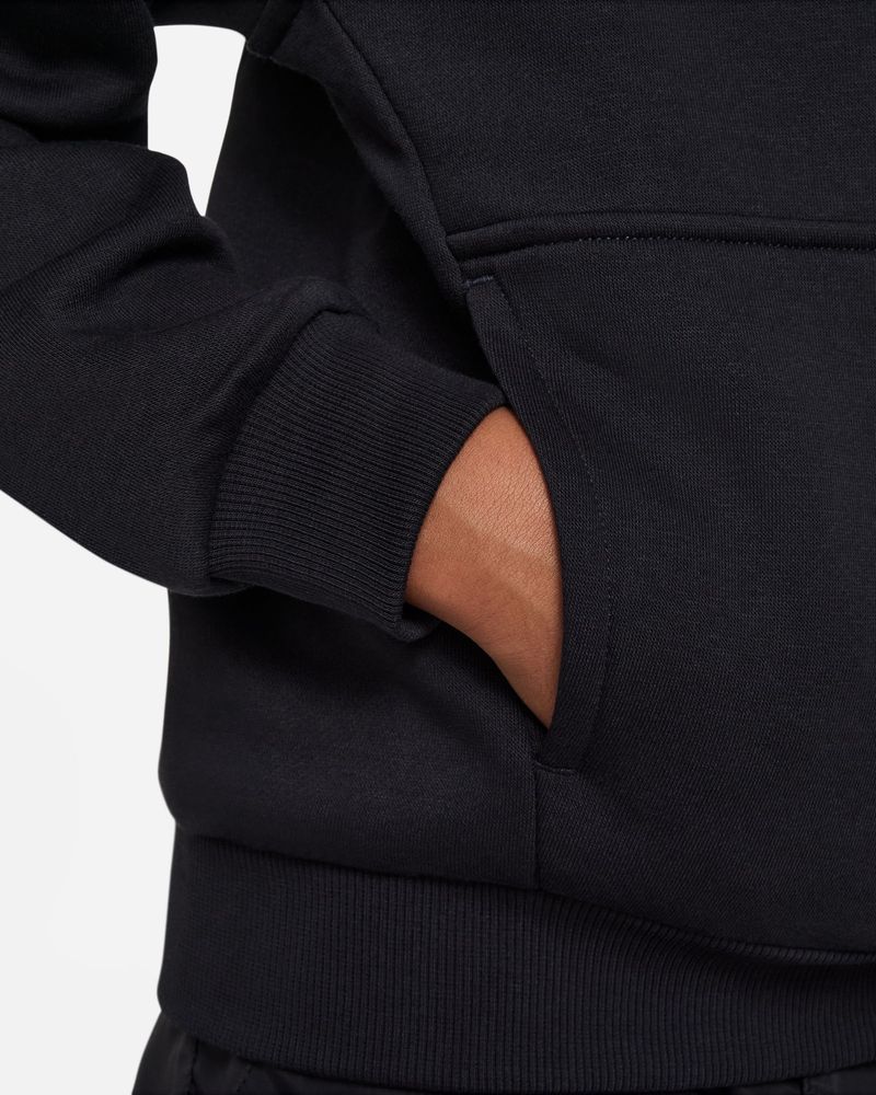 Sweat à capuche Nike KM Noir pour enfant
