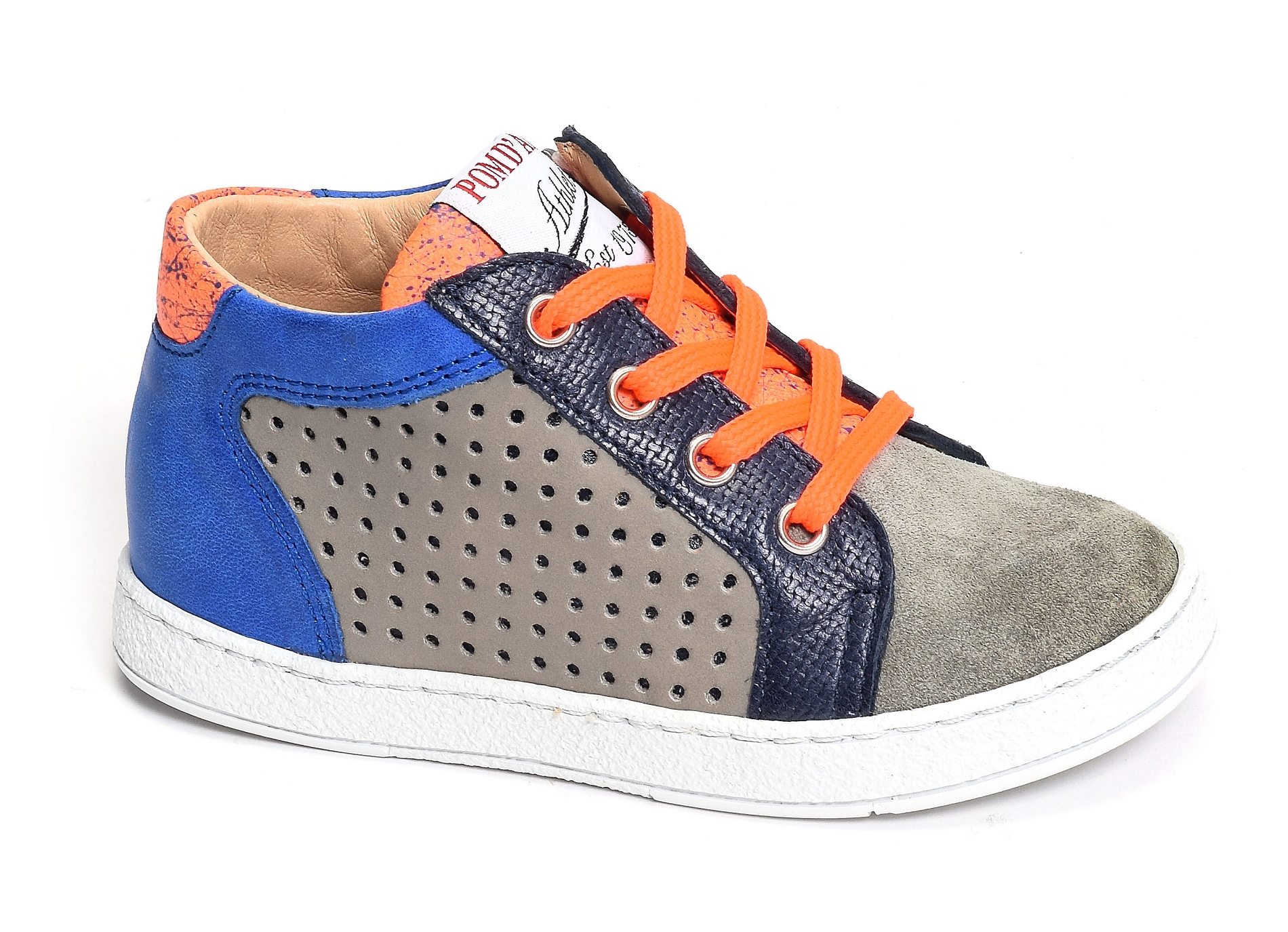 Mousse zip clay gris bleu