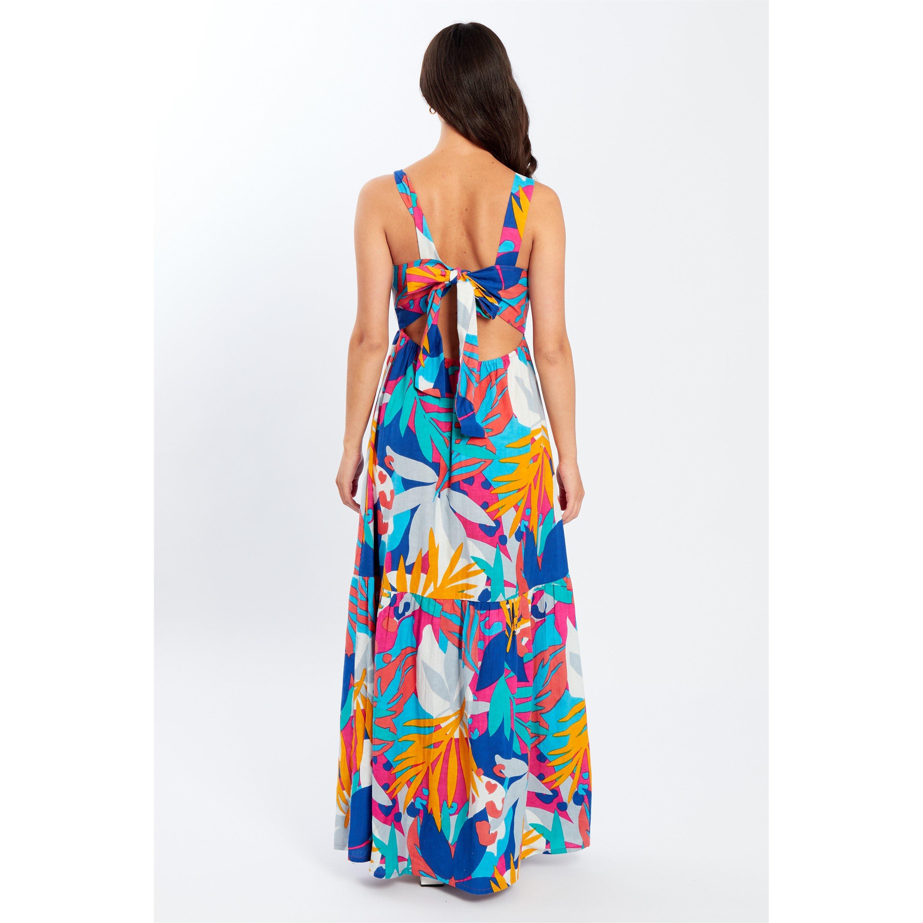 Be You Tie Tie Back Maxi Dress