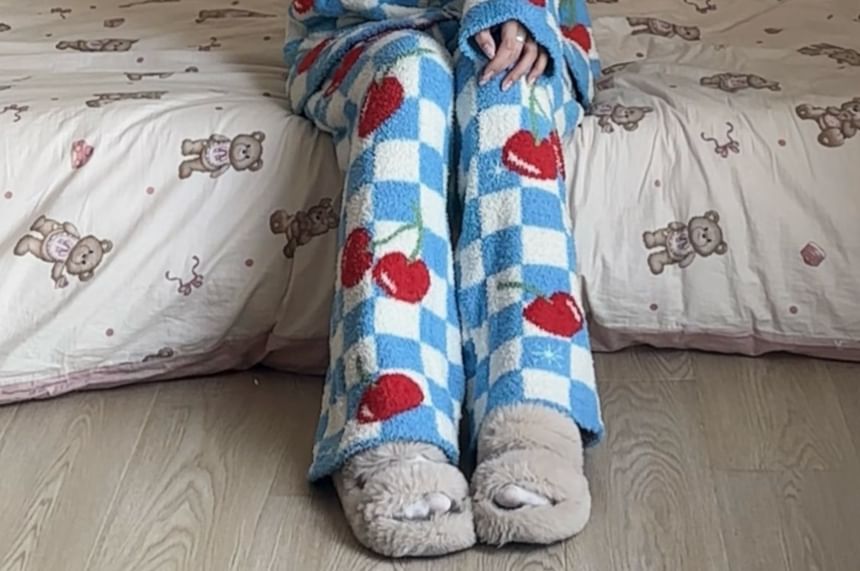 GOUB - Cherry Fleece Pyjamaset