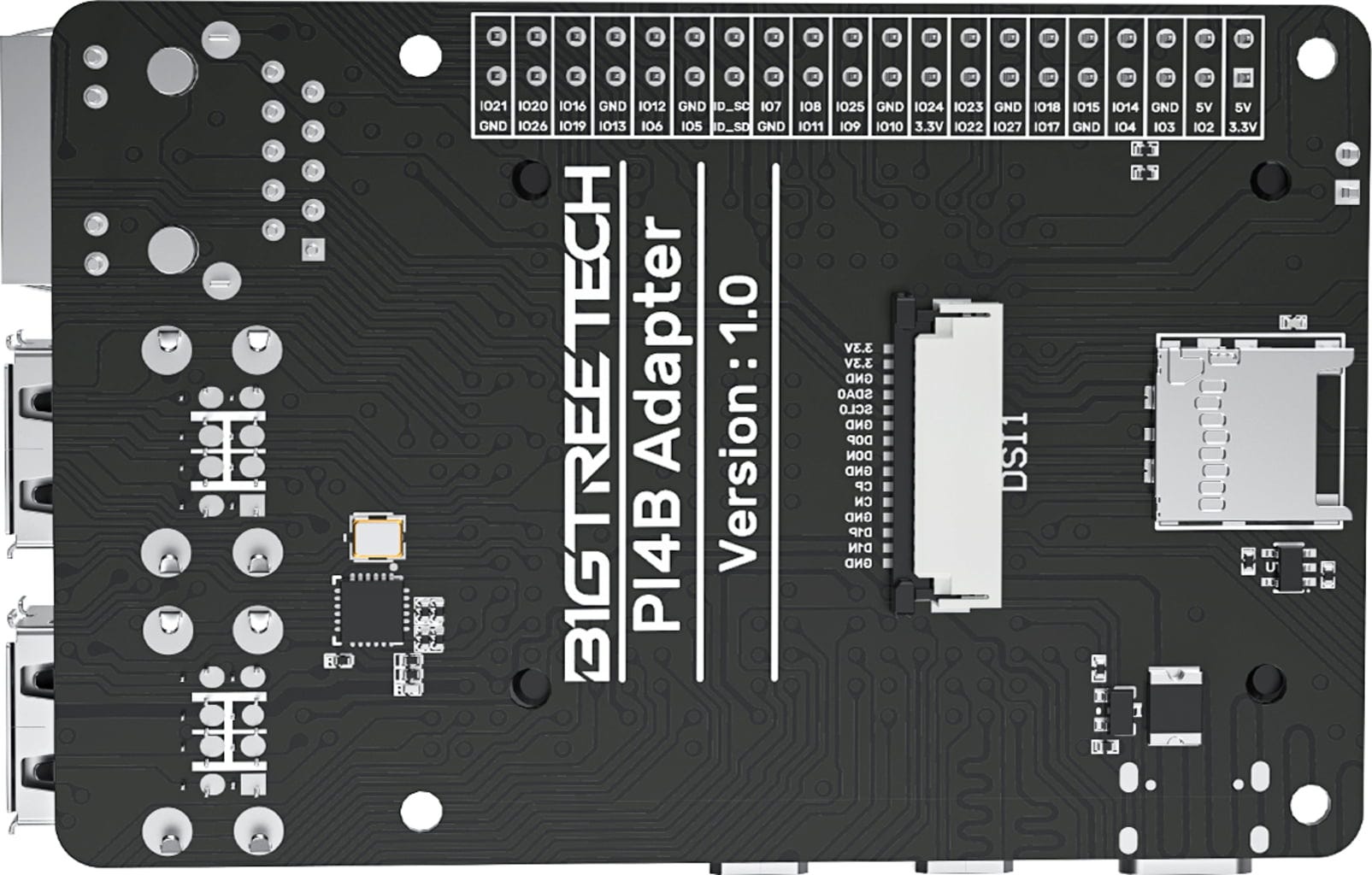 BIGTREETECH  PI4B Adapter    CM4-Trägerplatine für Raspberry Pi