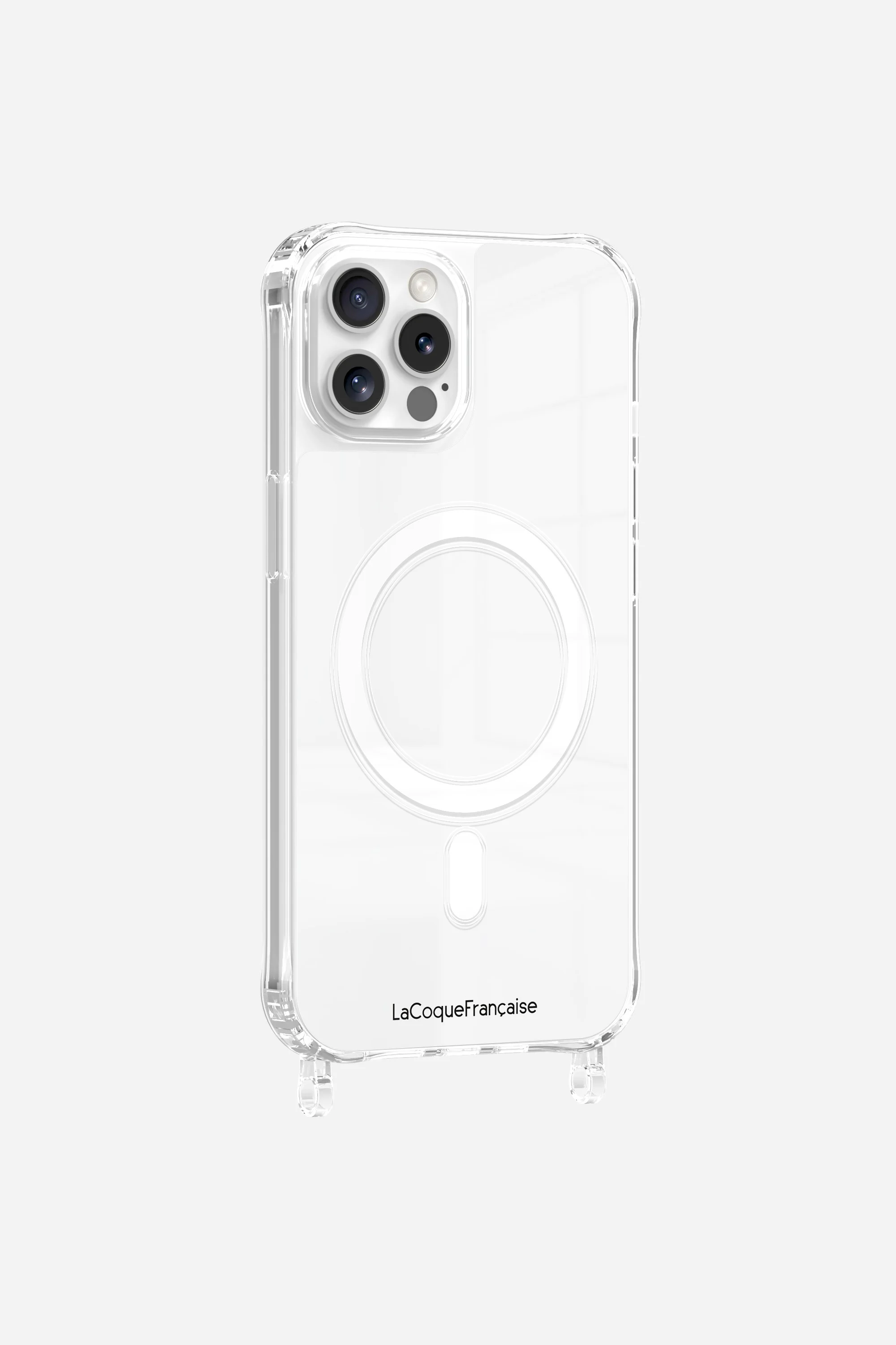 Coque de téléphone magsafe avec anneaux pour iphone 12 / 12 pro | Argent