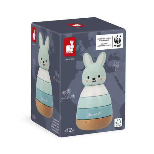 Empilable lapin - partenariat WWF® - JANOD