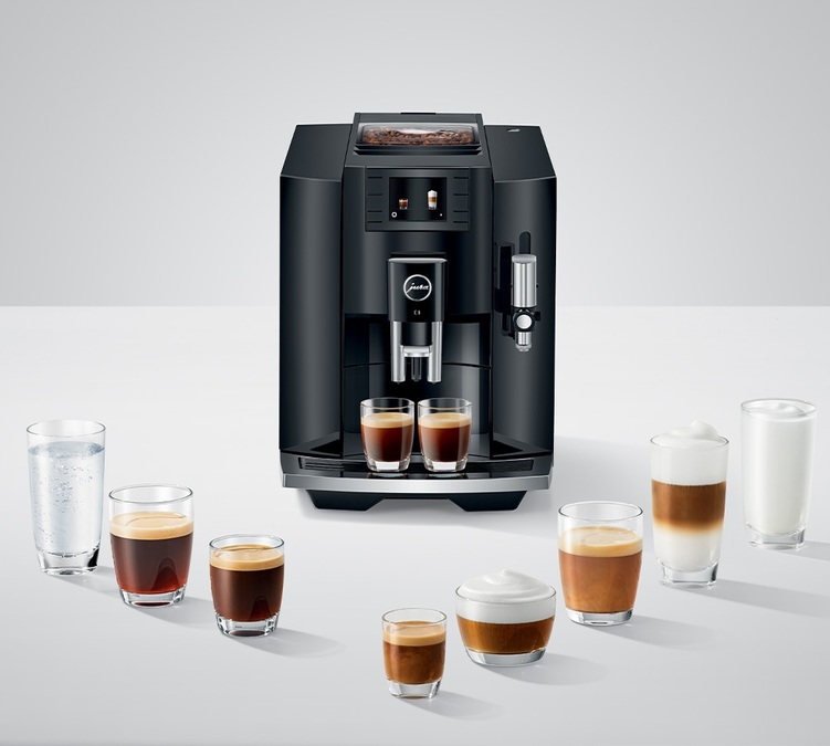 JURA E8 PianoBlack EB Smart Connect offert Garantie 3 ans Coloris:Noir