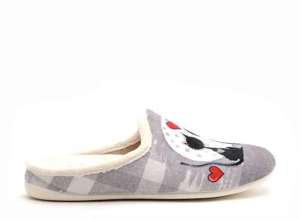 Calzamur cm confort chaussons femme 30444 gris