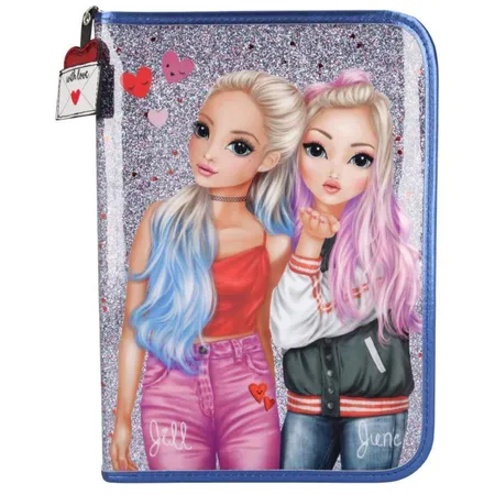 Depesche TOPModel große Federtasche Friends Love Letters