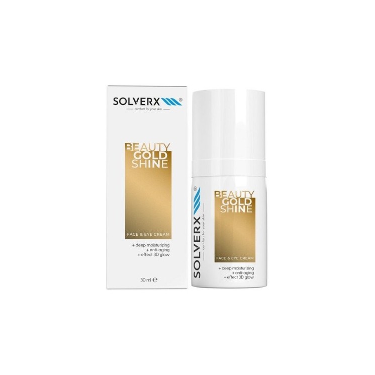 Solverx Beauty Gold Shine Gesichts- und Augencreme 30 ml