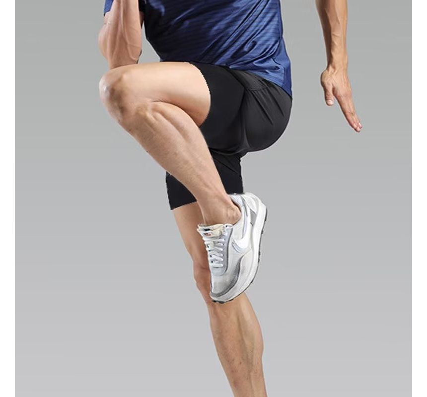 Acrius - Tweedelige hardloopshort met trekkoord in de taille