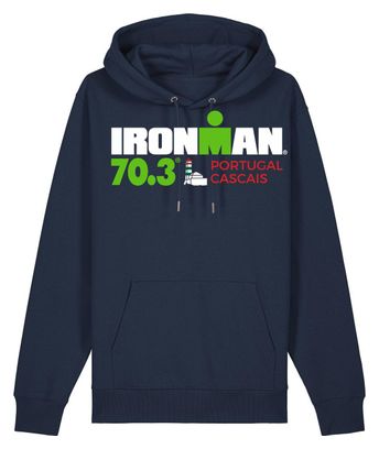 Sweat à Capuche Ironman 70.3 Portugal-Cascais Bleu Marine