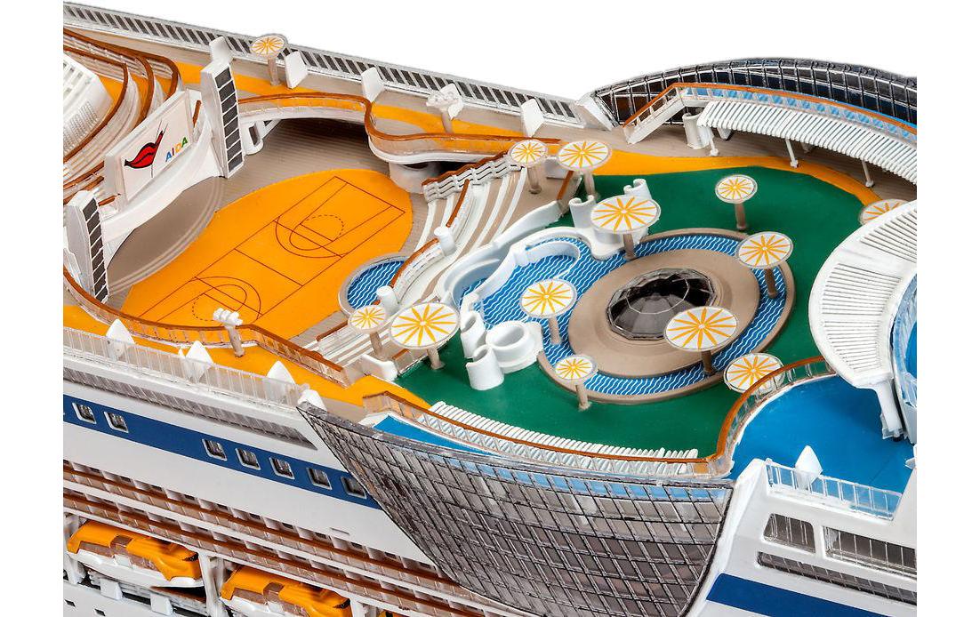 Bausatz AIDA (blu, sol, mar, stella) 1:400Kunststoff Modellbausatz