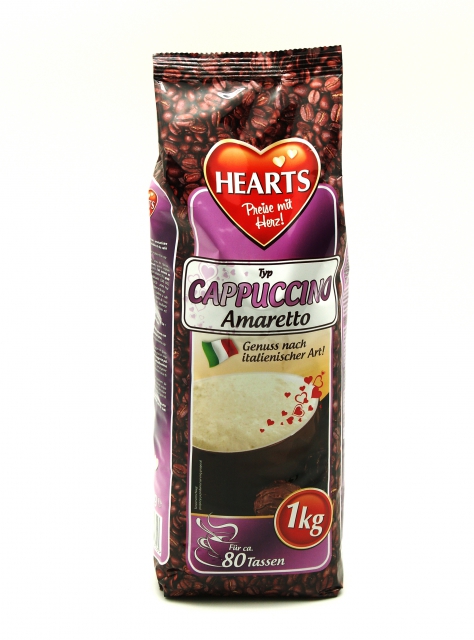 Hearts Cappuccino Amaretto 1000g MHD:10.10.26