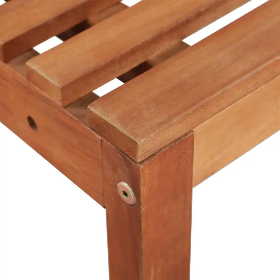 vidaXL - Tafel En Bankenset - Bruin - Hout