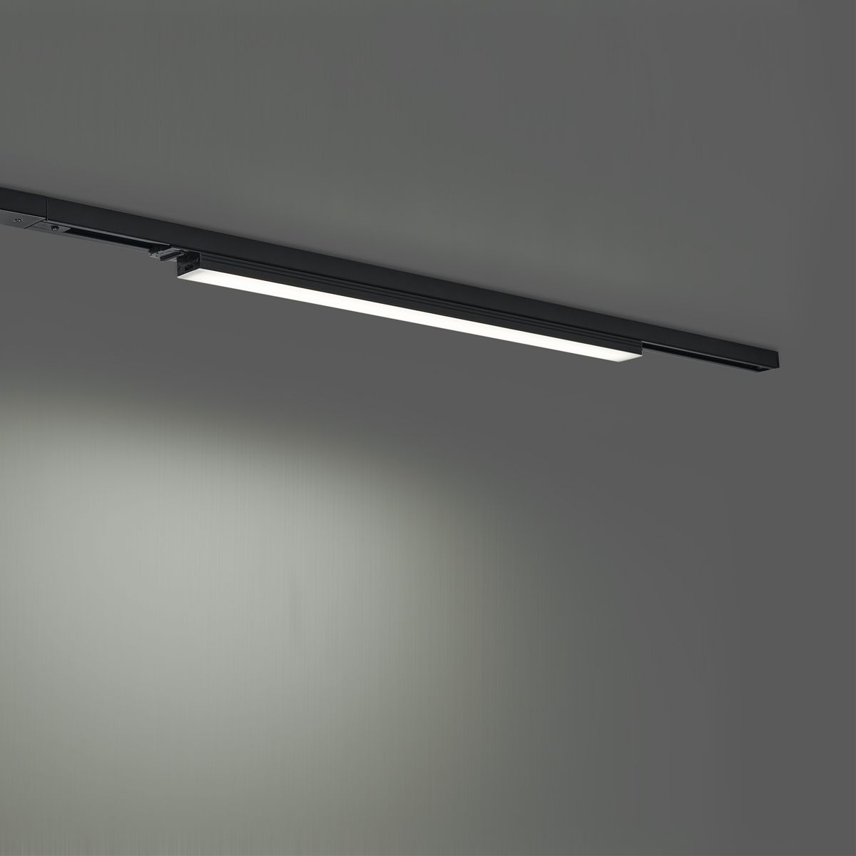 Moderne plafondlamp zwart voor railsysteem 1-fase 15W 1180 lm 2700-3800K - Iconic Tsiri