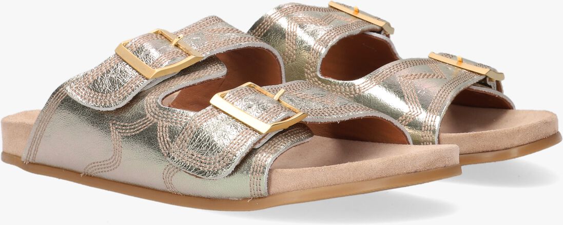 NOTRE-V gouden notre-v slippers 10369