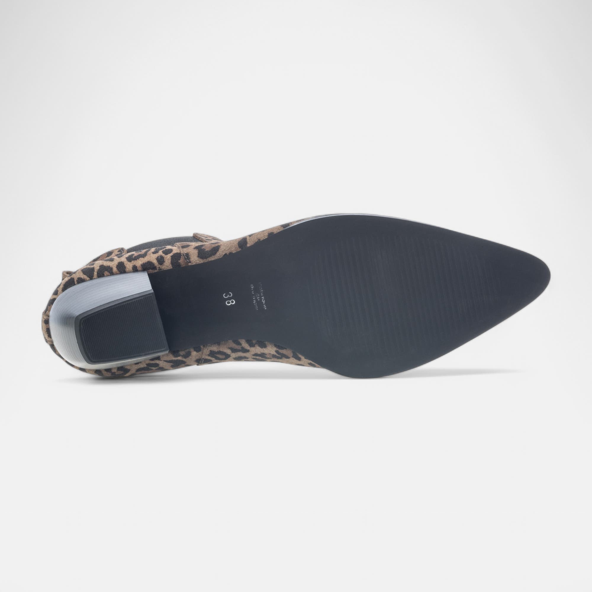 Santiags à talon Femme en cuir camel