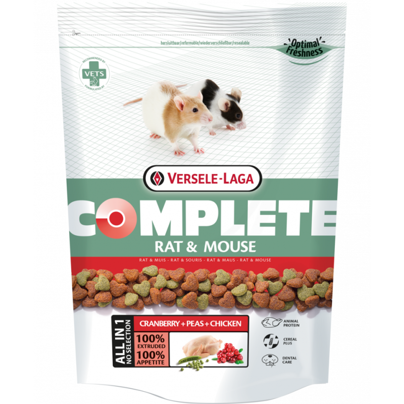 Alimentation extrudés tout-en-un riches en protéines 2kgpour rats et souris