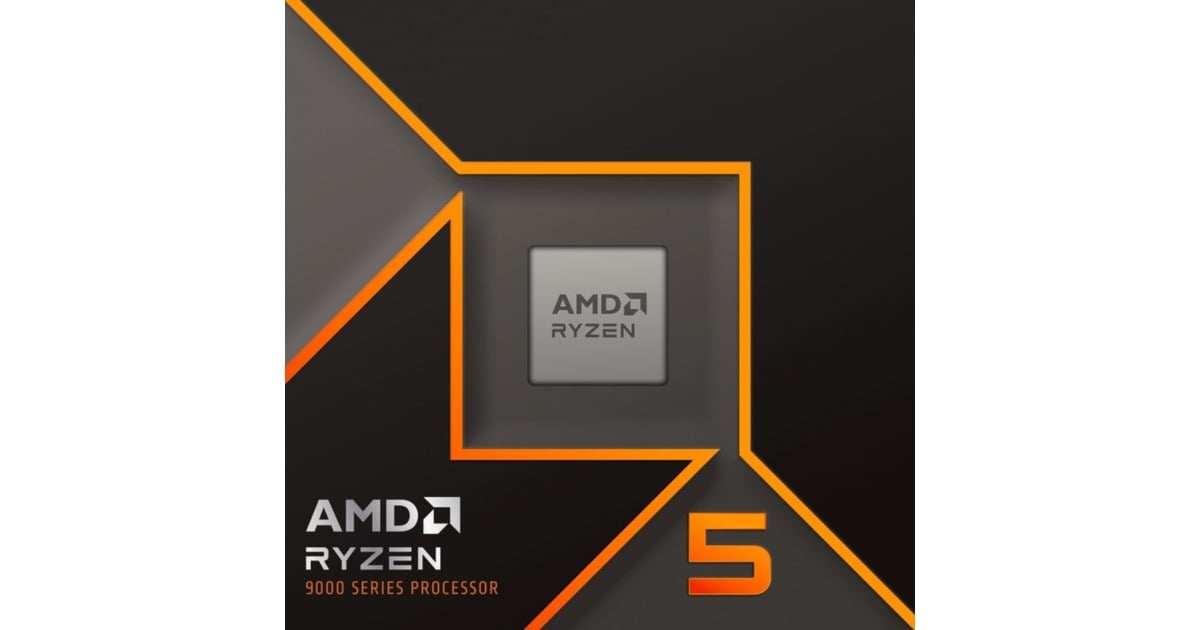 AMDRyzen 5 9600X, 3,9 GHz (5,4 GHz Turbo Boost) socket AM5 processor  (Unlocked, Boxed)