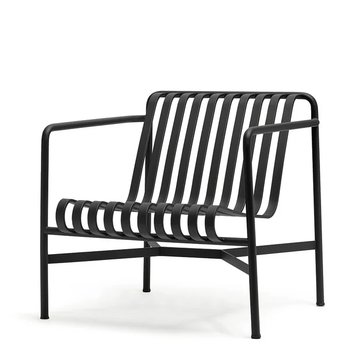 HAY - Palissade Lounge Chair Low, anthrazit
