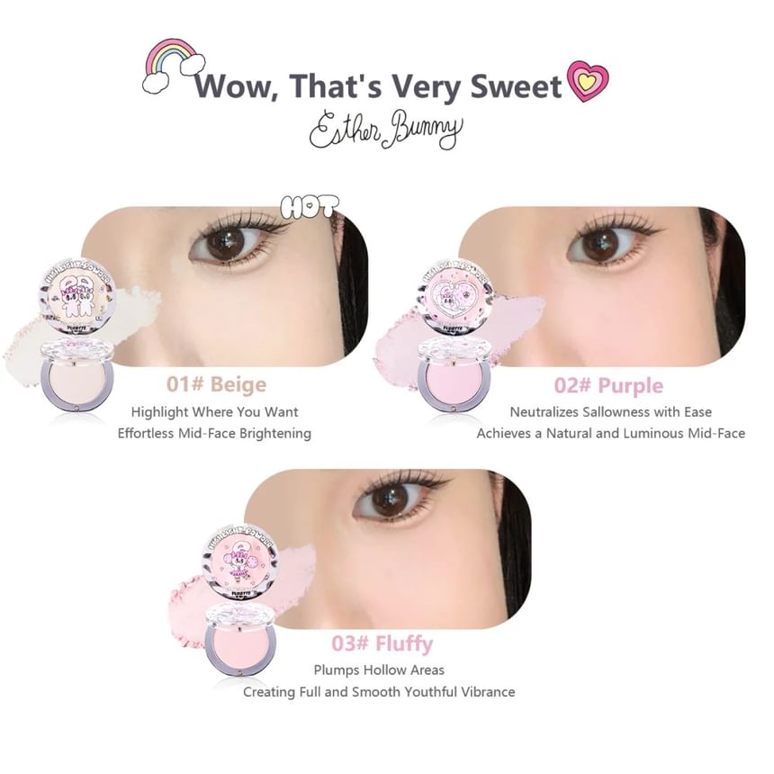 FLORTTE - Special Edition Highlight Poeder - 3 Kleuren