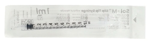 SOL-M Spritze ohne Nadel 1ml SlipTip, 100 Stück