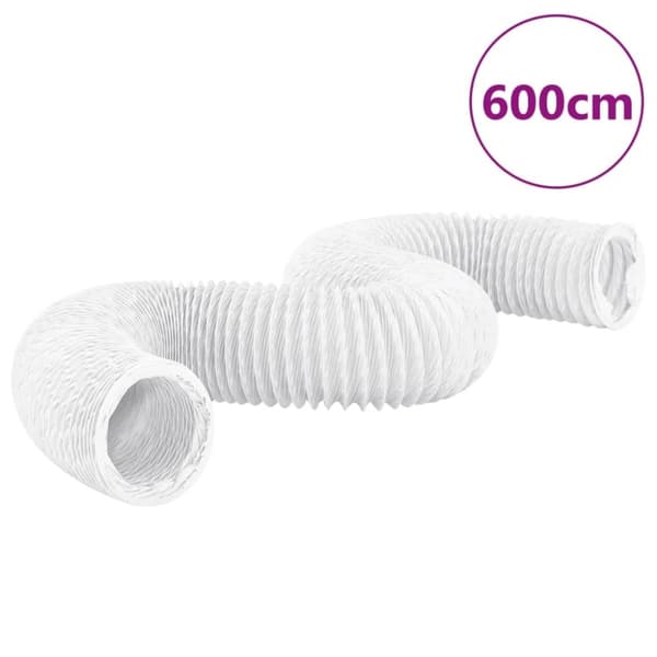 vidaXL Ventilasjonsslange PVC 6 m Ø20 cm